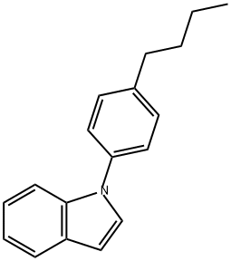 1H-Indole, 1-(4-butylphenyl)- 结构式