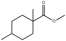 1,4-Dimethyl-cyclohexanecarboxylic acid methyl ester 结构式