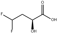 (S)-4,4-二氟-2-羟基丁酸 结构式
