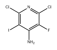 2,6-二氯-3-氟-5-碘吡啶-4-胺 结构式