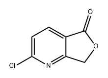 2-氯氟[3,4-B]吡啶-5(7H)-酮 结构式