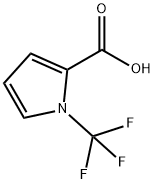 1-(三氟甲基)-1H-吡咯-2-羧酸 结构式