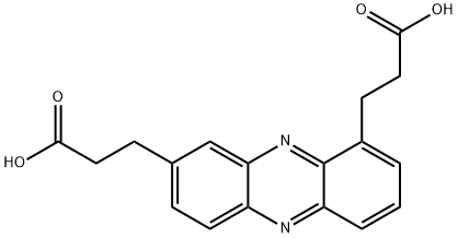 1,8-PHENAZINEDIPROPANOIC ACID 结构式