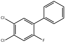 1,1'-Biphenyl, 4,5-dichloro-2-fluoro- 结构式