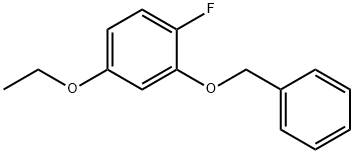 Benzene, 4-ethoxy-1-fluoro-2-(phenylmethoxy)- 结构式