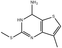 Thieno[3,2-d]pyrimidin-4-amine, 3,4-dihydro-7-methyl-2-(methylthio)- 结构式