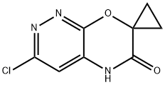 3'-氯螺[环丙烷-1,7'-哒嗪并[3,4-B][1,4]噁嗪]-6'(5'H)-酮 结构式