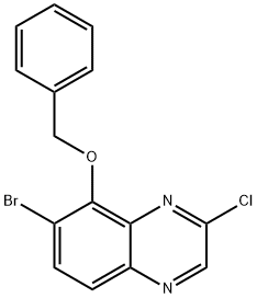 8-(苄氧基)-7-溴-2-氯喹啉 结构式