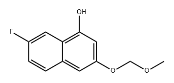 7-氟-3-(甲氧基甲氧基)萘-1-醇 结构式
