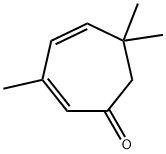2,4-Cycloheptadien-1-one, 3,6,6-trimethyl- 结构式
