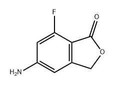 5-氨基-7-氟异苯并呋喃-1(3H)-酮 结构式
