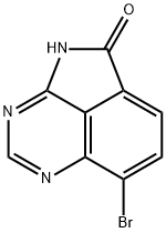 8-溴吡咯并[2,3,4-DE]喹唑啉-5(4H)-酮 结构式