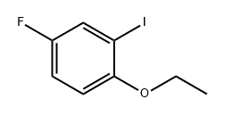 1-乙氧基-4-氟-2-碘苯 结构式