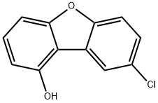 8-氯二苯并[B,D]呋喃-1-醇 结构式