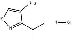 3-异丙基异噻唑-4-胺盐酸盐 结构式