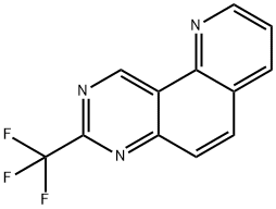 8-(三氟甲基)吡啶并[2,3-F]喹唑啉 结构式