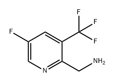 (5-氟-3-(三氟甲基)吡啶-2-基)甲胺 结构式