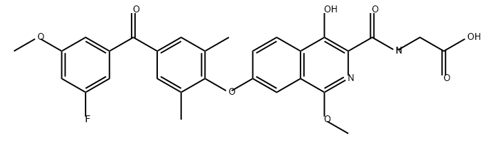 化合物 TRΒ AGONIST 1 结构式