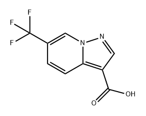 6-(三氟甲基)吡唑并[1,5-A]吡啶-3-羧酸 结构式