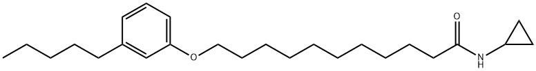 化合物 CB1/2 AGONIST 3 结构式