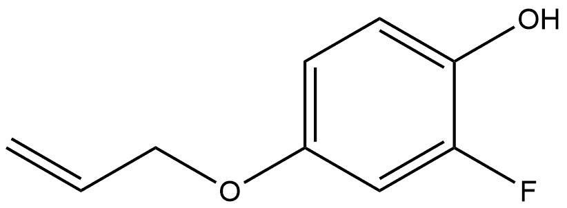 2-Fluoro-4-(2-propen-1-yloxy)phenol 结构式