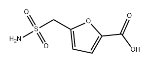 5-(氨磺酰甲基)呋喃-2-羧酸 结构式