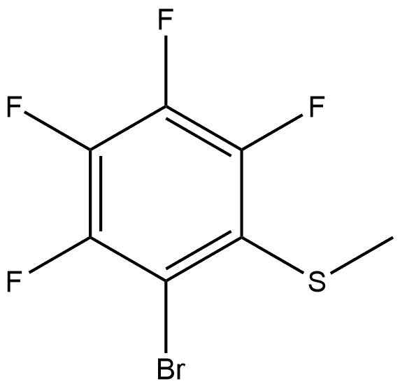 (2-溴-3,4,5,6-四氟苯基)(甲基)磺胺 结构式