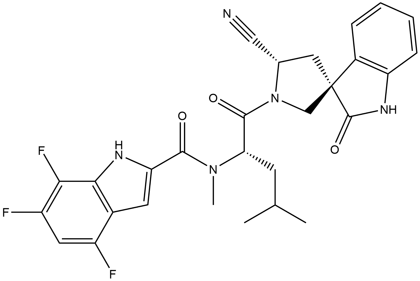 化合物 ZEVOTRELVIR 结构式