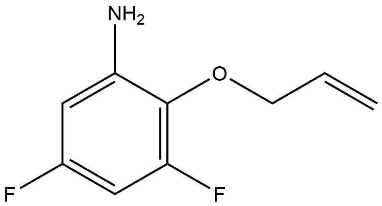 2-(allyloxy)-3,5-difluoroaniline 结构式