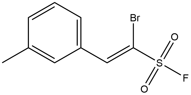 Ethenesulfonyl fluoride, 1-bromo-2-(3- 结构式