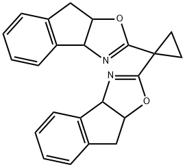 2,2'-(环丙烷-1,1-二基)双(3A,8A-二氢-8H-茚并[1,2-D]恶唑) 结构式