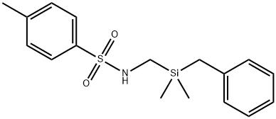 N-((苄基二甲基甲硅烷基)甲基)-4-甲基苯磺酰胺 结构式