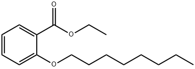Benzoic acid, 2-(octyloxy)-, ethyl ester 结构式