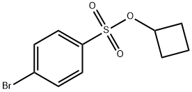 Benzenesulfonic acid, 4-bromo-, cyclobutyl ester 结构式