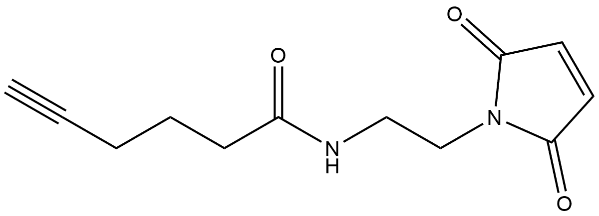 炔基-马来酰亚胺 结构式