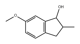 1H-Inden-1-ol, 2,3-dihydro-6-methoxy-2-methyl- 结构式