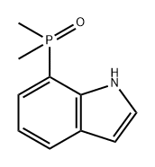 (1H-吲哚-7-基)二甲基氧化膦 结构式