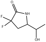 3,3-二氟-5-(1-羟乙基)吡咯烷-2-酮 结构式