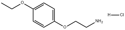 Ethanamine, 2-(4-ethoxyphenoxy)-, hydrochloride (1:1) 结构式