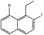 8-溴-1-乙基-2-氟萘 结构式