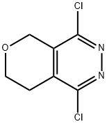 1,4-二氯-7,8-二氢-5H-吡喃并[3,4-D]哒嗪 结构式