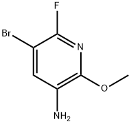 5-溴-6-氟-2-甲氧基吡啶-3-胺 结构式