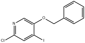 5-(苄氧基)-2-氯-4-碘吡啶 结构式