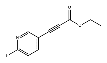 3-(6-氟吡啶-3-基)丙酸乙酯 结构式
