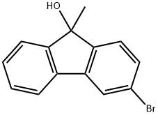 3-溴-9-甲基-9H-芴-9-醇 结构式