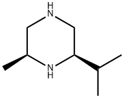 (2R,6S)-2-异丙基-6-甲基哌嗪 结构式
