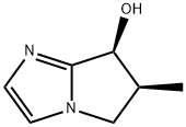 (6S,7S)-6,7-二氢-6-甲基-5H-吡咯并[1,2-A]咪唑-7-醇 结构式