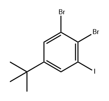1,2-二溴-5-(叔丁基)-3-碘苯 结构式
