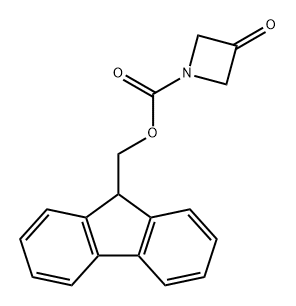 1-Azetidinecarboxylic acid, 3-oxo-, 9H-fluoren-9-ylmethyl ester 结构式