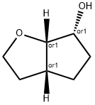 REL-(3AR,6R,6AS)-六氢2H-环戊烷并[B]呋喃-6-醇 结构式
